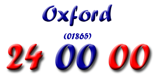Oxford 01865 24 00 00